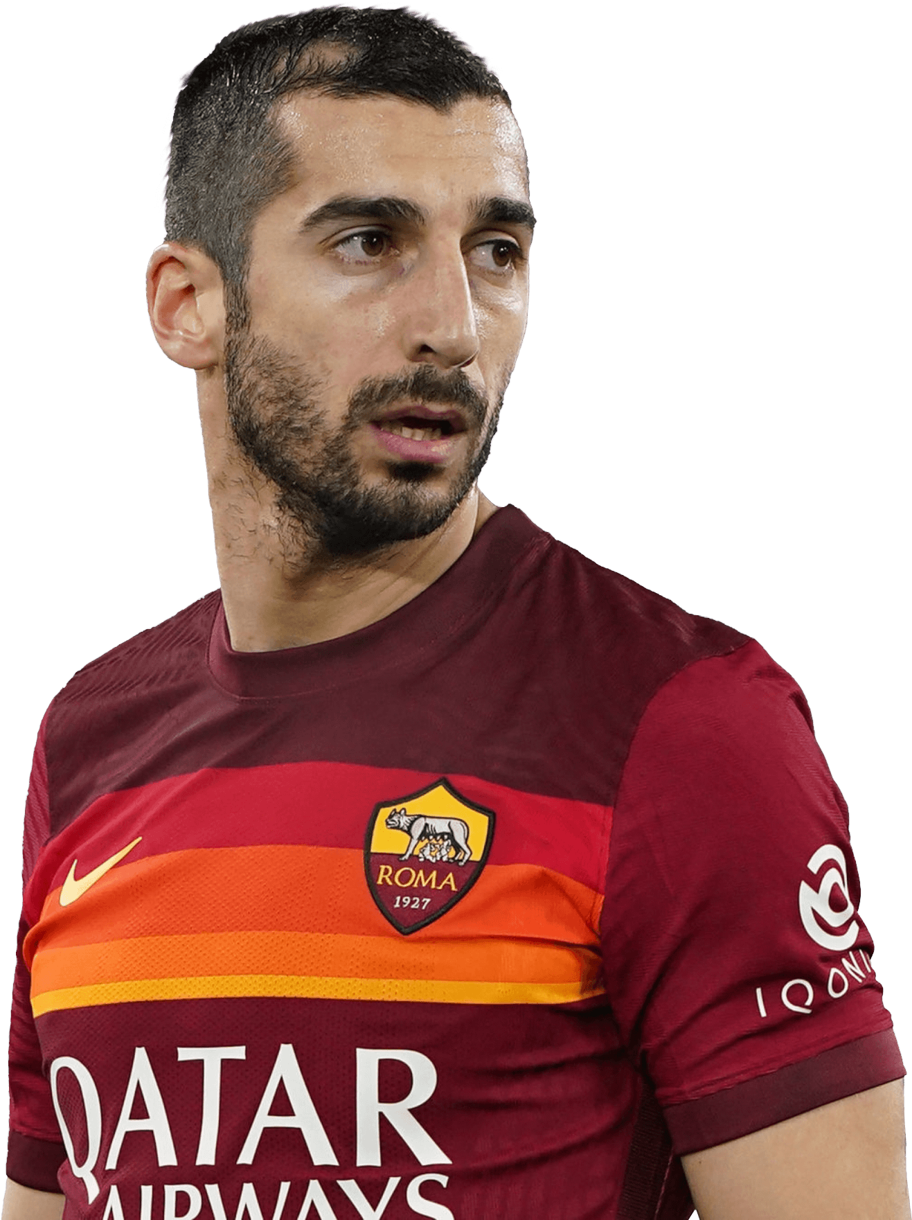 Henrikh Mkhitaryan AS Roma football render - FootyRenders