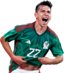 Hirving Lozano football render