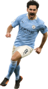 Ilkay Gündogan football render