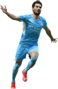 Ilkay Gündogan football render