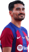 Ilkay Gündogan football render