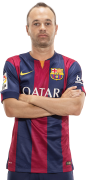 Andres Iniesta football render