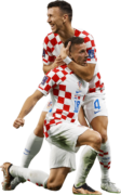 Ivan Perišić & Mislav Oršić football render