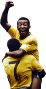 Jairzinho & Pele football render