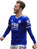 James Maddison football render