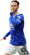 James Maddison football render