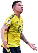 James Rodriguez football render