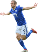 Jamie Vardy football render