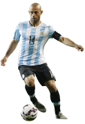 Javier Mascherano football render