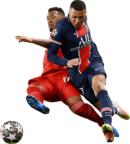 Jerome Boateng & Kylian Mbappé football render