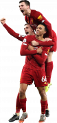 Trent Alexander-Arnold, Jordan Henderson & Andrew Robertson football render