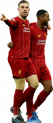 Jordan Henderson & Georginio Wijnaldum football render