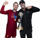 Jordan Henderson & Jürgen Klopp football render