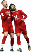 Jordan Henderson & Mohamed Salah football render