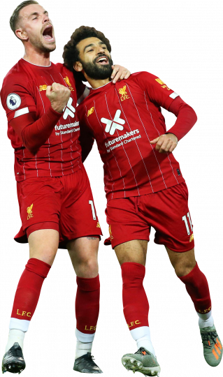 Jordan Henderson & Mohamed Salah