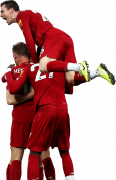 Jordan Henderson, Divock Origi & Andrew Robertson football render