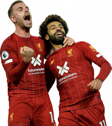 Jordan Henderson & Mohamed Salah