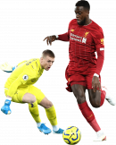 Jordan Pickford & Divock Origi football render