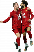 Jordan Henderson & Mohamed Salah football render