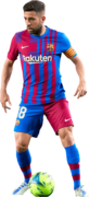 Jordi Alba football render