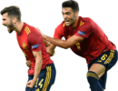 José Gayà & Mikel Merino football render