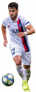 Juan Bernat football render