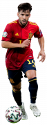 Juan Bernat football render