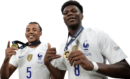 Jules Koundé & Aurélien Tchouaméni football render