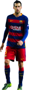 Sergio Busquets football render