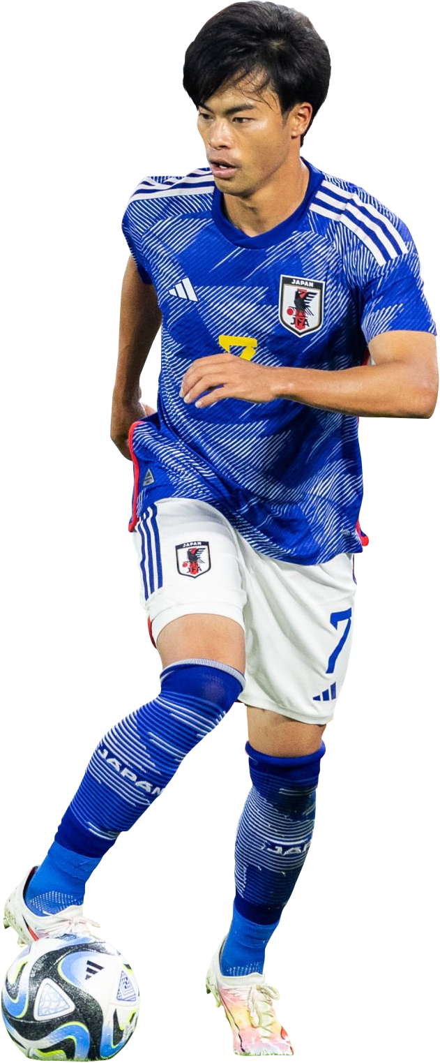 Ritsu Doan Japan football render - FootyRenders