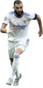 Karim Benzema football render