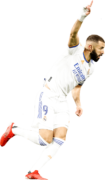 Karim Benzema football render