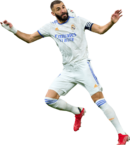 Karim Benzema football render