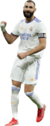 Karim Benzema football render