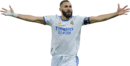 Karim Benzema football render