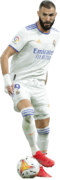 Karim Benzema football render