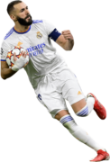 Karim Benzema football render