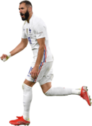 Karim Benzema football render