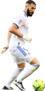 Karim Benzema football render