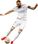 Karim Benzema football render