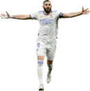 Karim Benzema football render