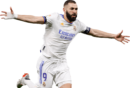 Karim Benzema football render