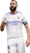 Karim Benzema football render