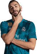 Karim Benzema football render