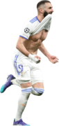 Karim Benzema football render