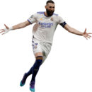 Karim Benzema football render