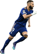 Karim Benzema football render