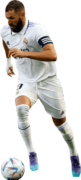 Karim Benzema football render