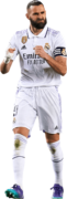 Karim Benzema football render