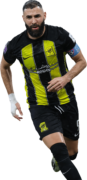 Karim Benzema football render